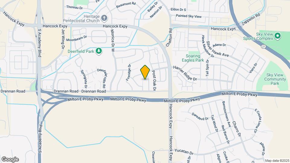 3425 Briarknoll Dr Map and Location Details