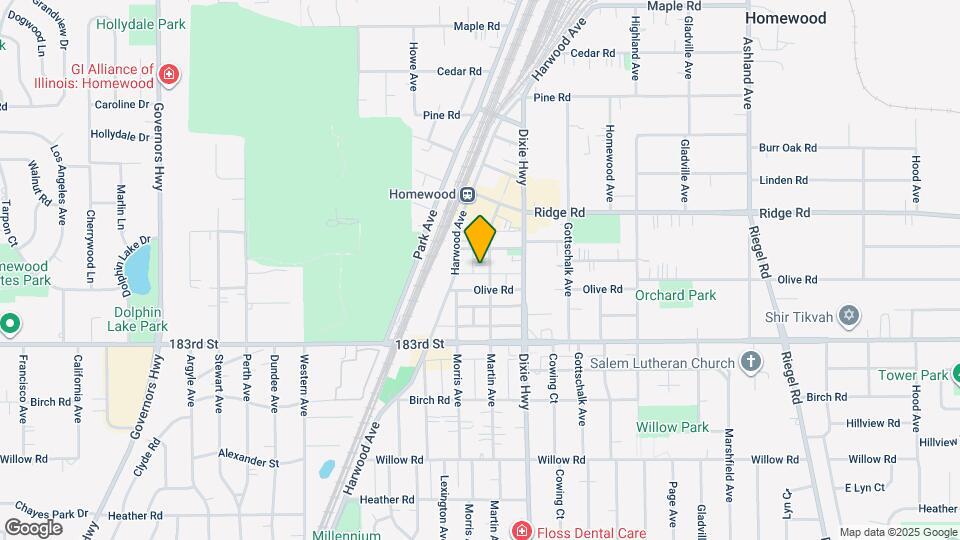 18154 Martin Ave Map and Location Details