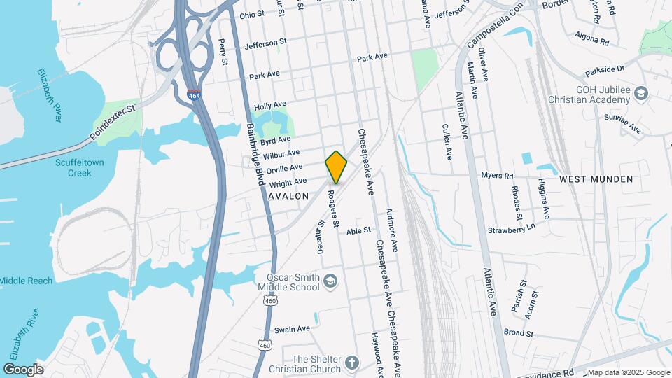 1720 Seaboard Ave Map and Location Details