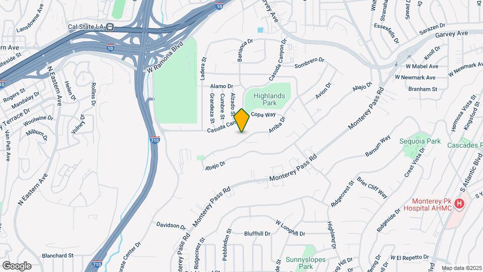 1943 Arriba Dr Map and Location Details