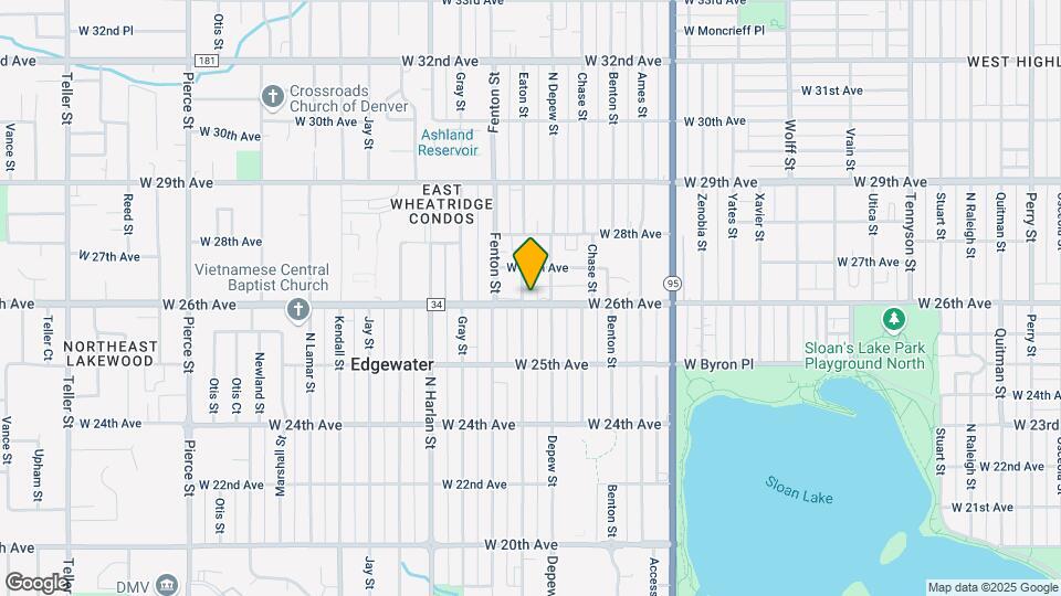 5667 W 26th Ave Map and Location Details