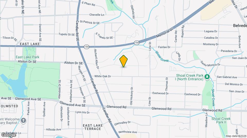 1660 White Oak Way Map and Location Details