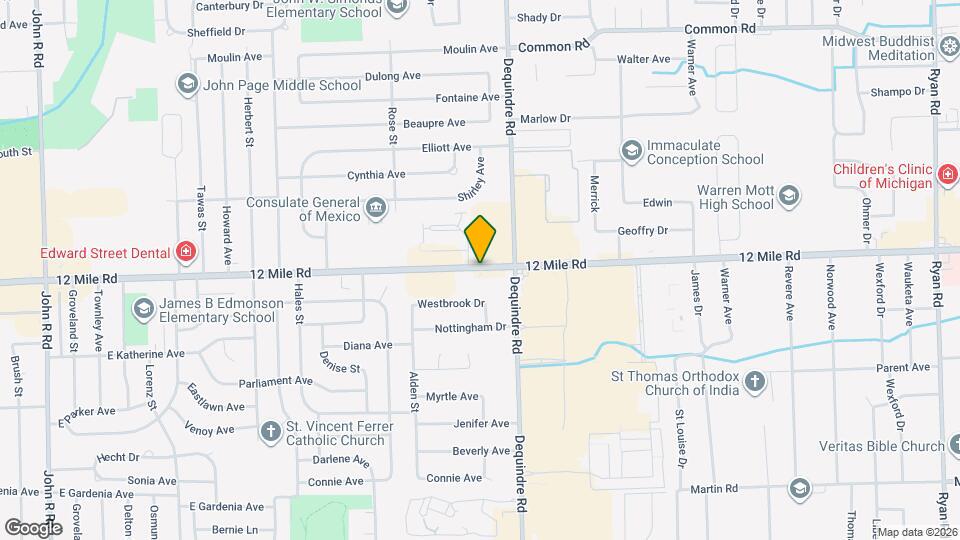 1780 E Thirteen Mile Rd Map and Location Details