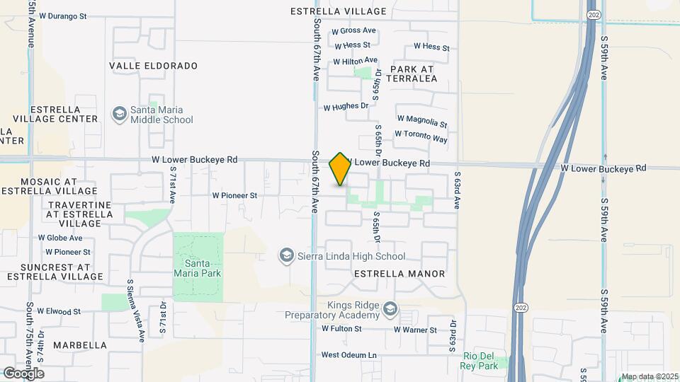 6606 W Williams St Mapa y Detalles de la Ubicación