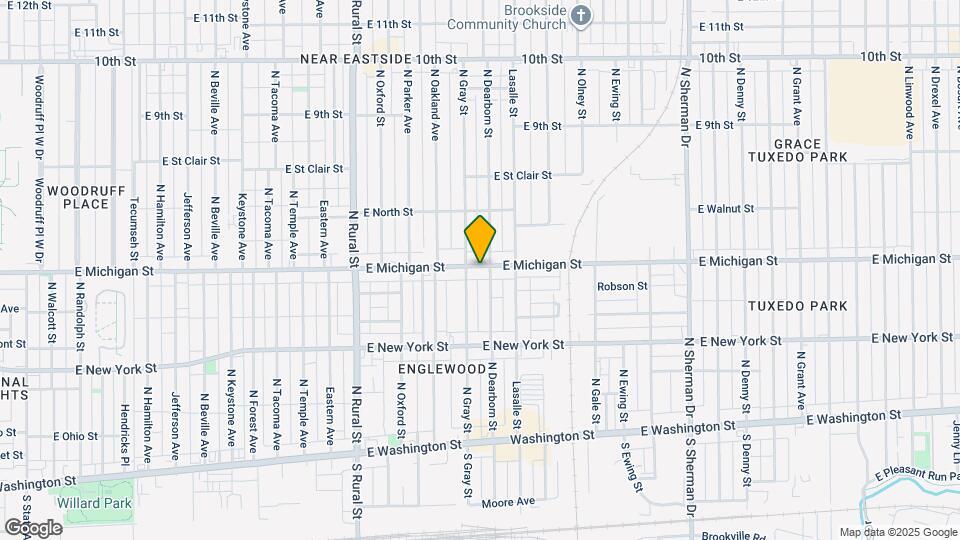 3117 E Michigan St Map and Location Details