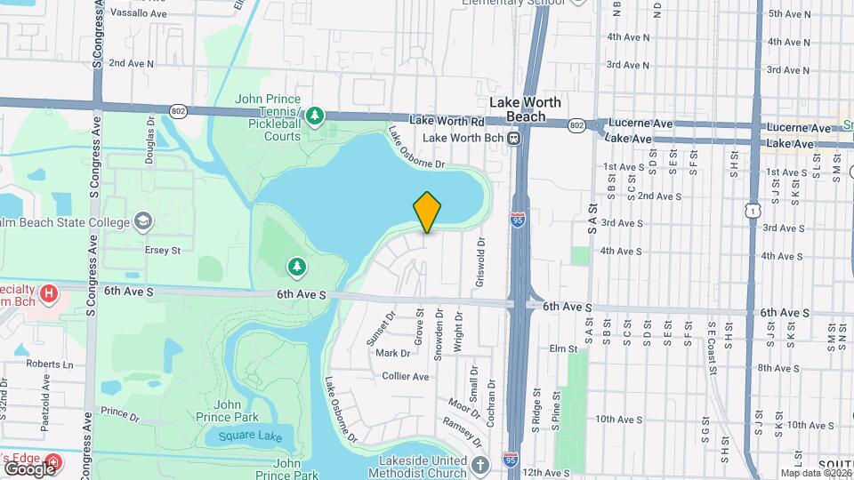 1950 Lake Osborne Dr, Unit #3 Map and Location Details