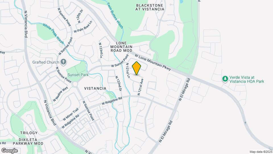 12127 W Lone Tree Trl, Unit Casita Mapa y Detalles de la Ubicación
