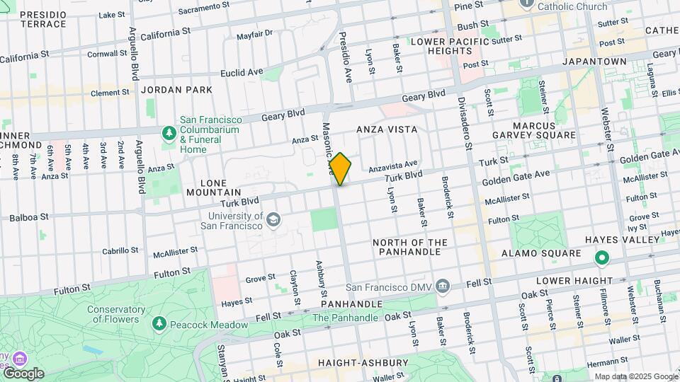 2293 Turk Blvd Map and Location Details