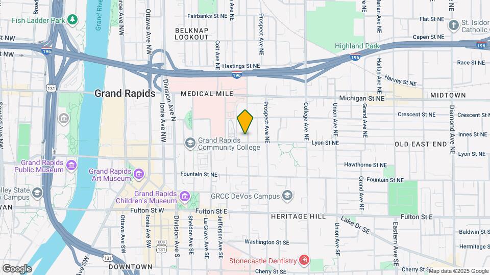 205 Lafayette Ave NE Map and Location Details