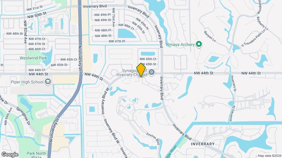 4365 NW 69th Terrace Map and Location Details