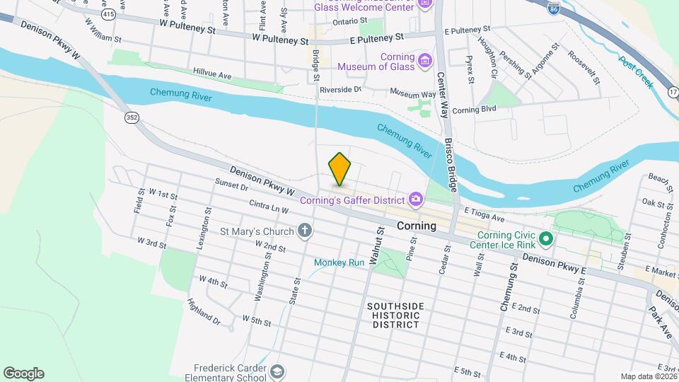 125 W Market St Map and Location Details