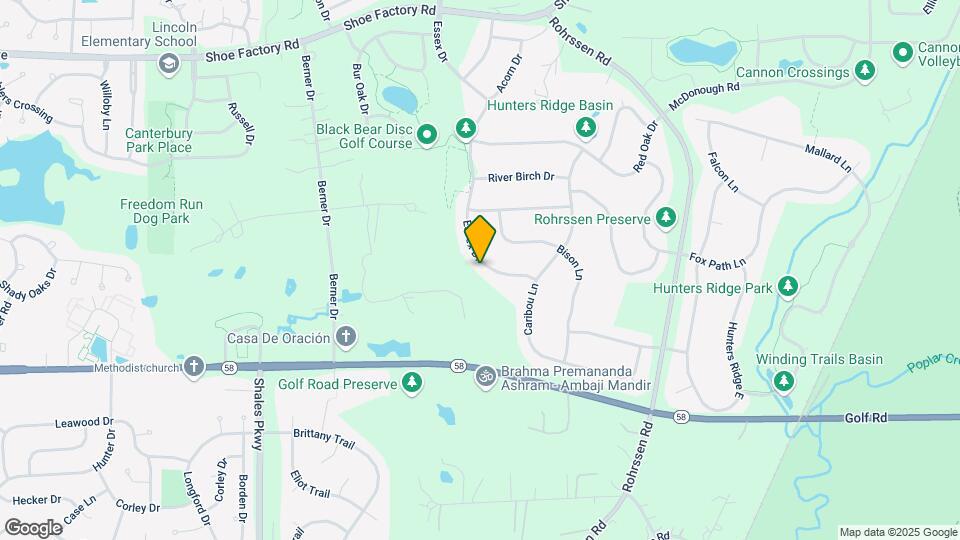 1344 Essex Dr Map and Location Details