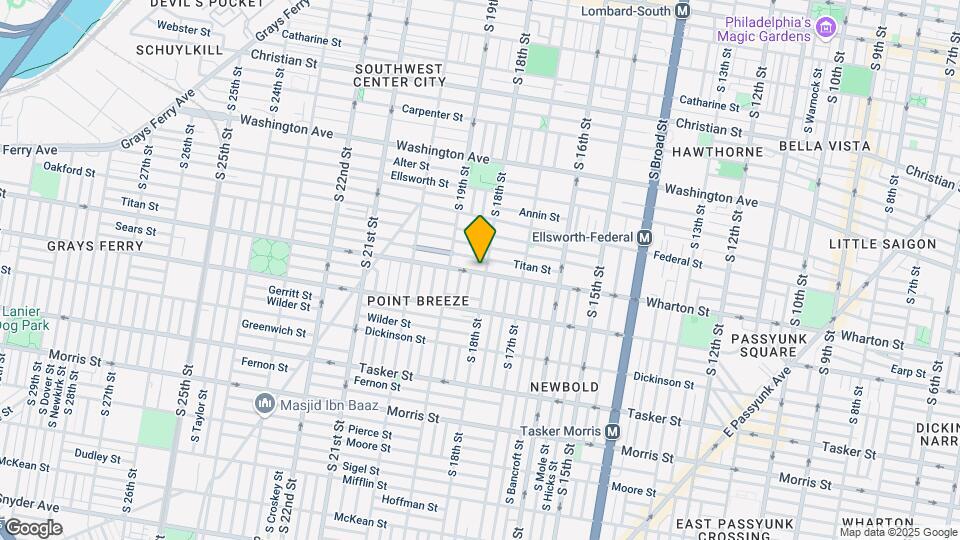 1254-56 S 18th St Map and Location Details