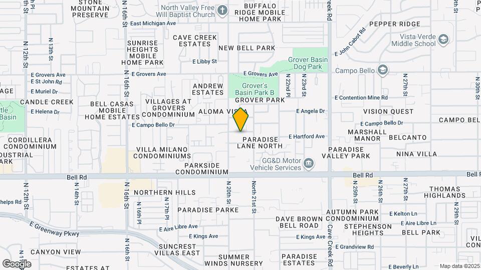 2025 E Anderson Dr Map and Location Details