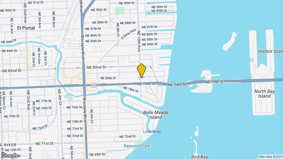 1000 NE 80th St Map and Location Details