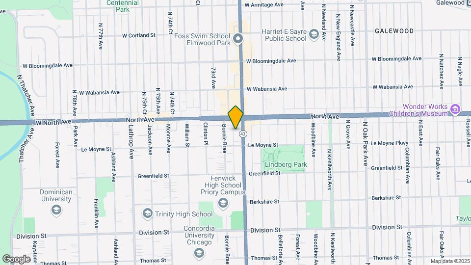 1522-1526 N Harlem Ave Map and Location Details