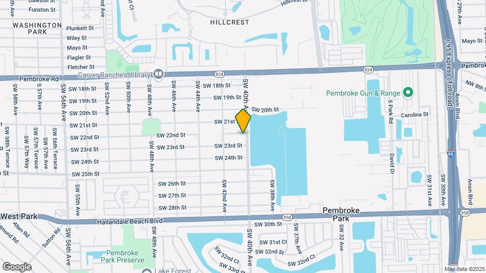 4010 SW 22nd St Map and Location Details