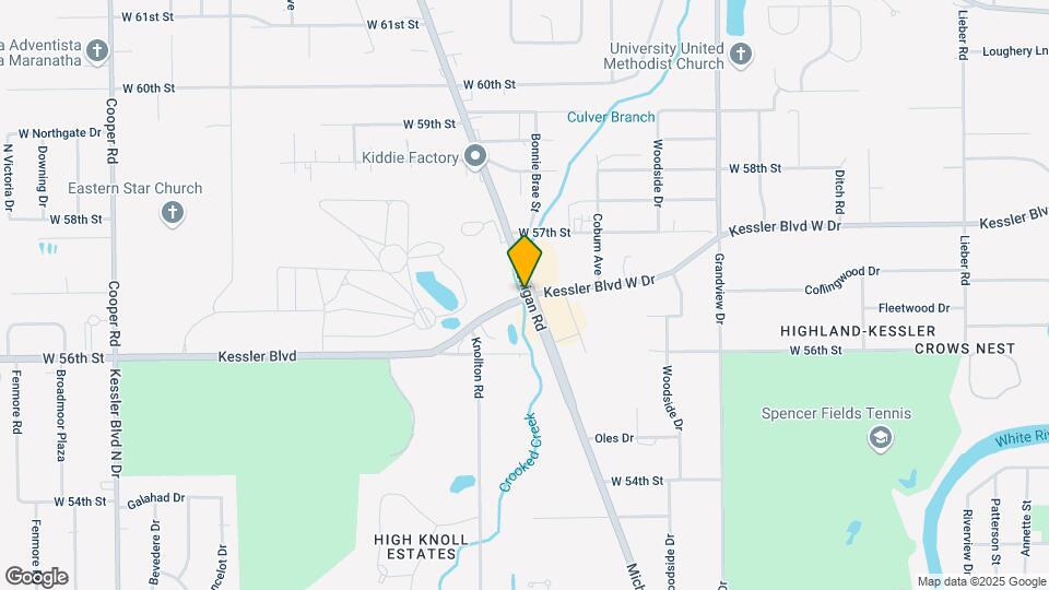 2024 W Kessler Blvd N Dr Map and Location Details