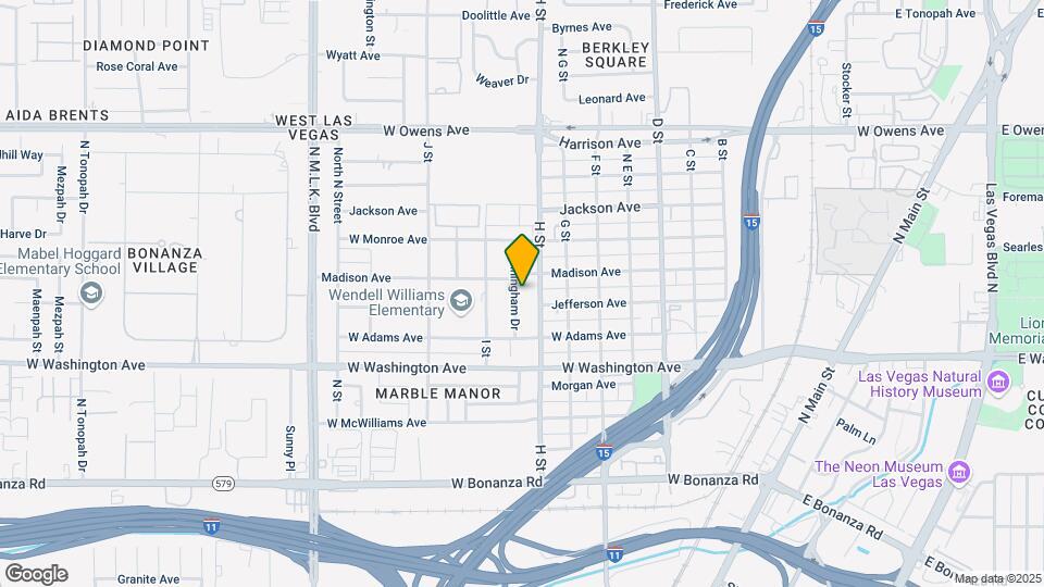 1108 Cunningham Dr Map and Location Details