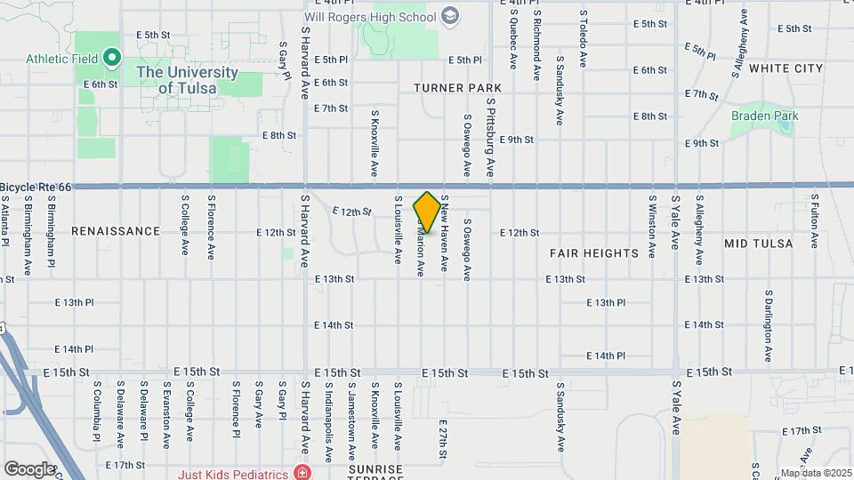 1209 S Marion Ave Map and Location Details