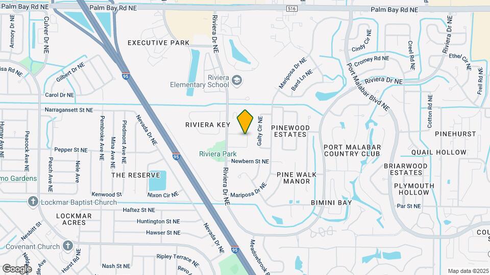 1066 Dania Cir Map and Location Details