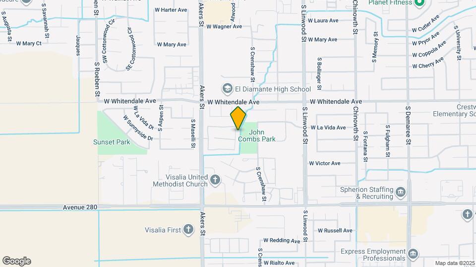 3009 N Creekside St Mapa y Detalles de la Ubicación