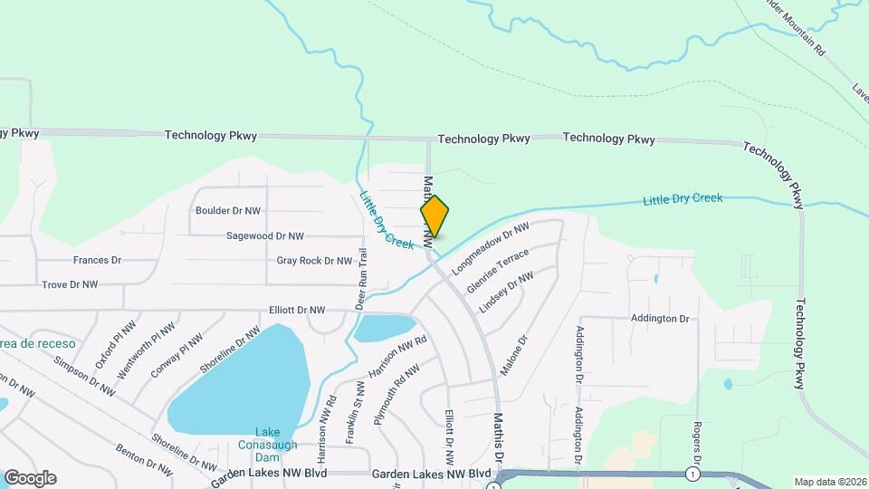 304 Mathis Dr NW Map and Location Details