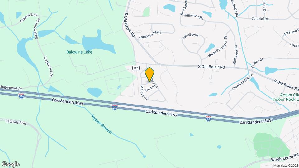 7208 Krista Ln Map and Location Details