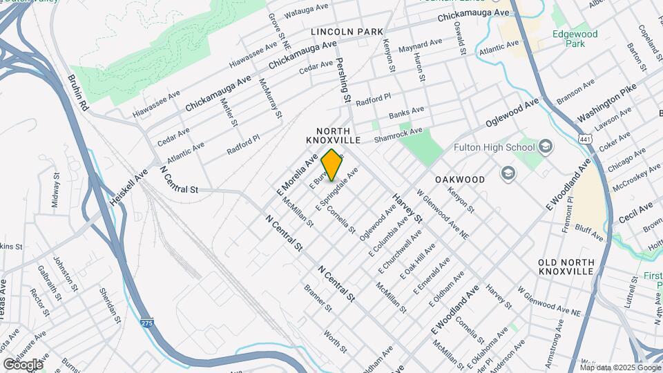 321 E Springdale Ave Map and Location Details