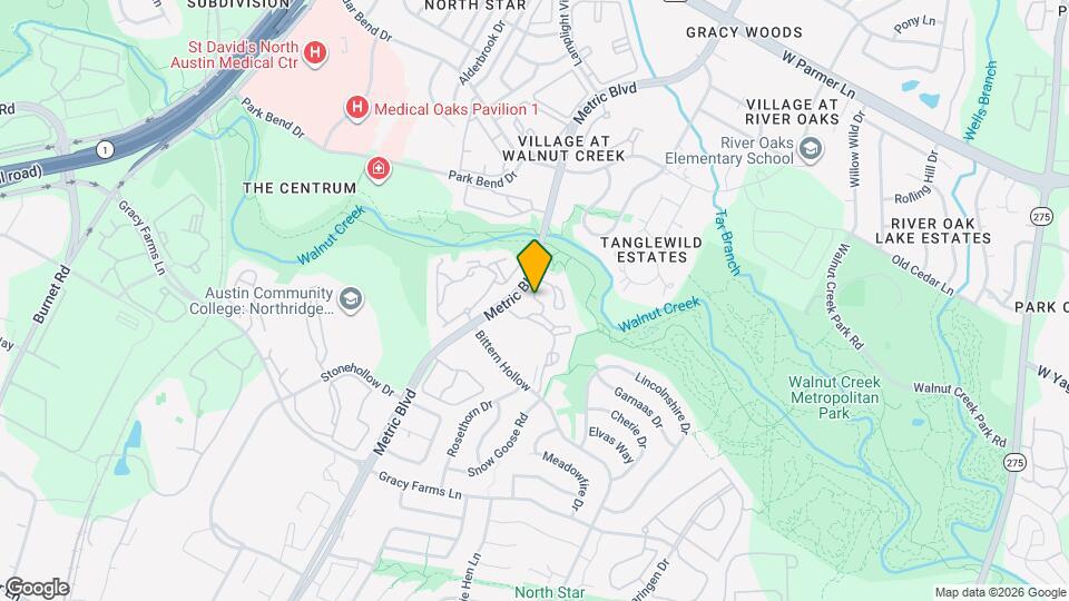 12113 Metric Blvd, Unit 1033 Map and Location Details