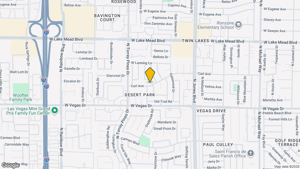 6232 Carl Ave Map and Location Details