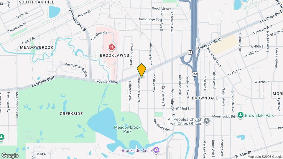 4059 Brunswick Ave S Map and Location Details