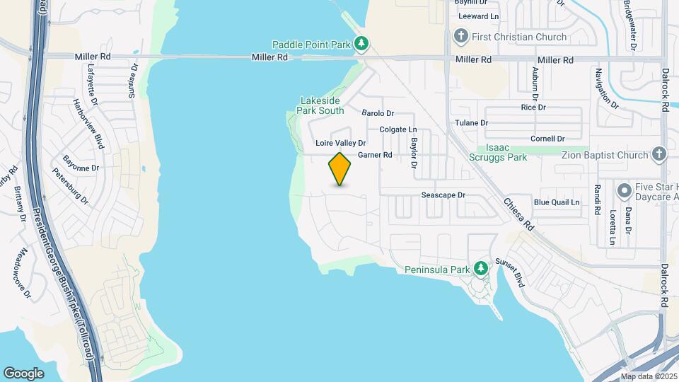 6702 Windward View Dr Map and Location Details