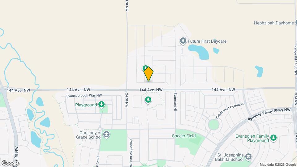 130 Amblehurst Way NW Map and Location Details