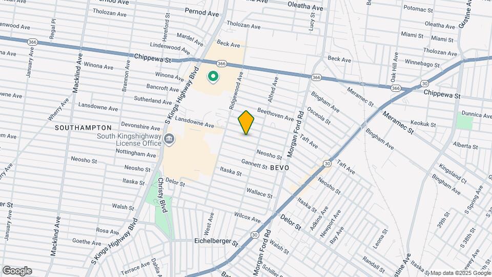 4428 Ellenwood Ave Map and Location Details