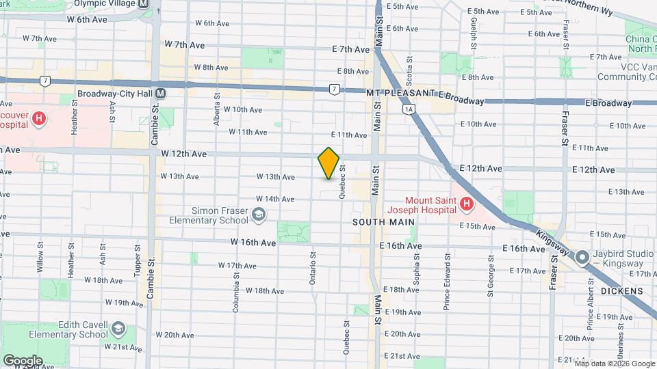 44 13th Av E Map and Location Details