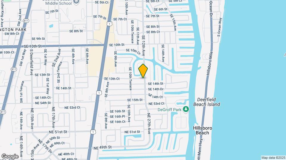 1116 SE 13th Ct Map and Location Details