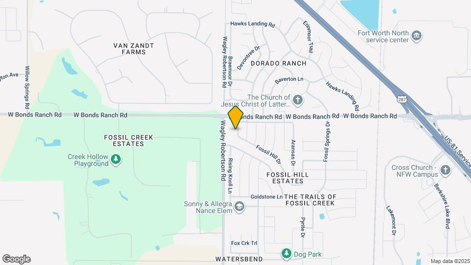 10649 Fossil Hill Dr Map and Location Details