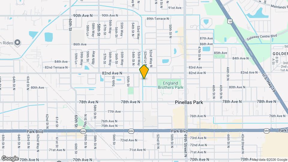 8086 52nd Ln N Mapa y Detalles de la Ubicación