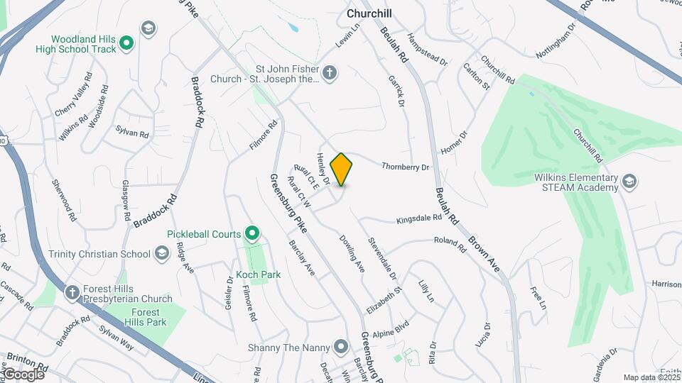 36 Garden Terrace Map and Location Details