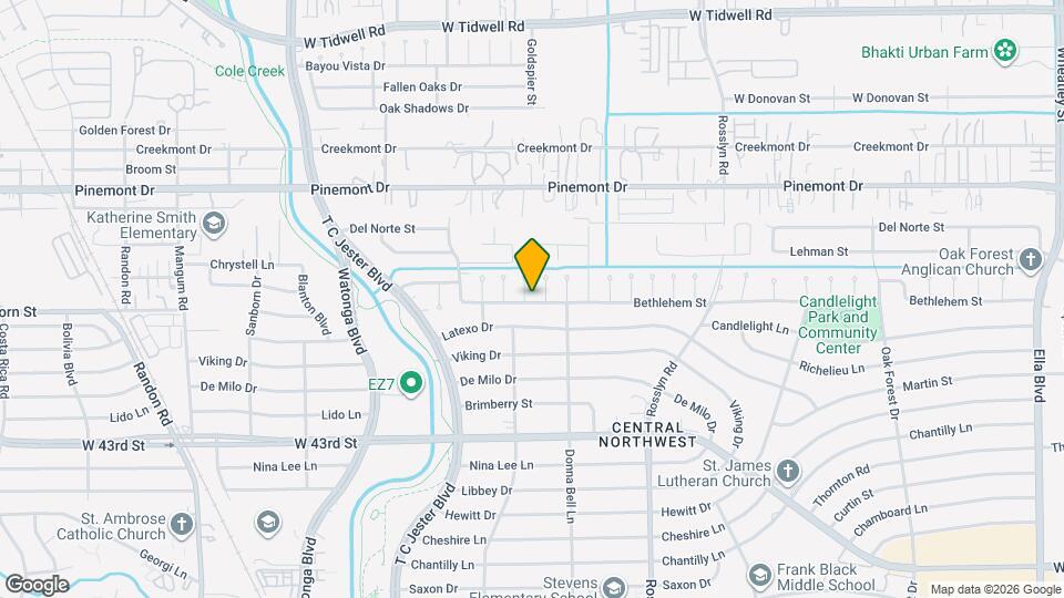 4402 Fallbrook Dr Map and Location Details