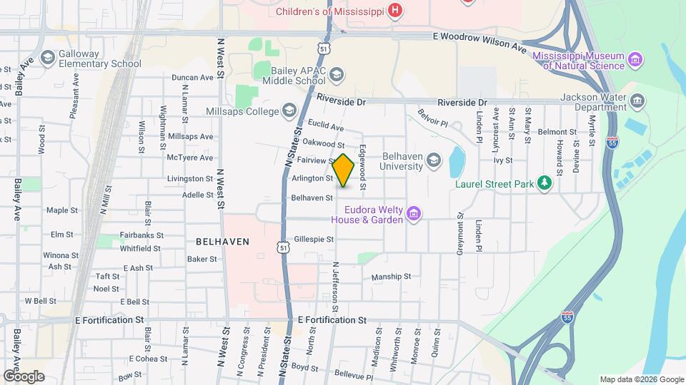 806 Belhaven St, Unit A Map and Location Details