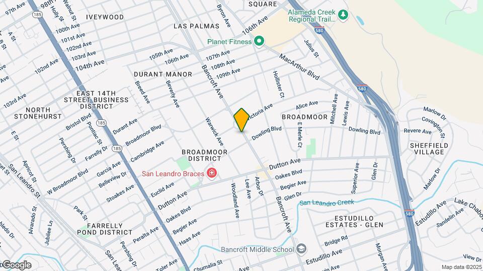 445-453 Bancroft Ave Mapa y Detalles de la Ubicación