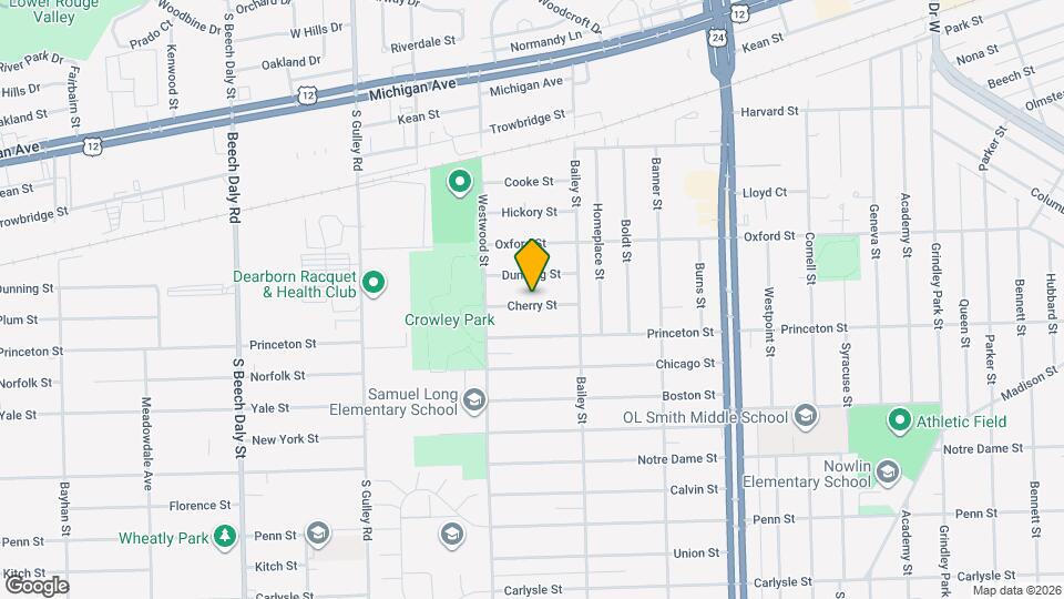 24800 Cherry St Map and Location Details