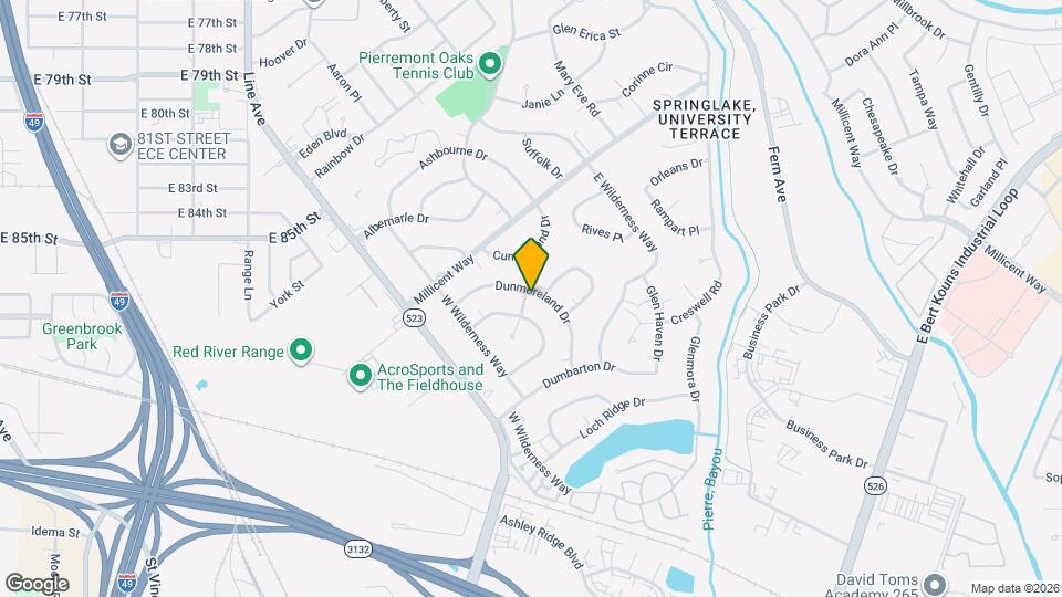 540 Dunmoreland Dr Map and Location Details
