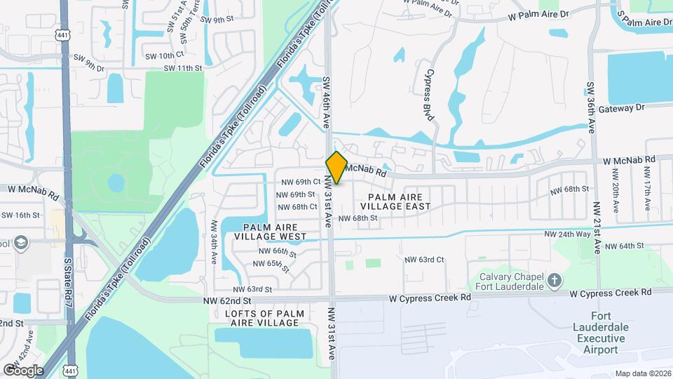 3024 1/2 NW 69th Ct Map and Location Details