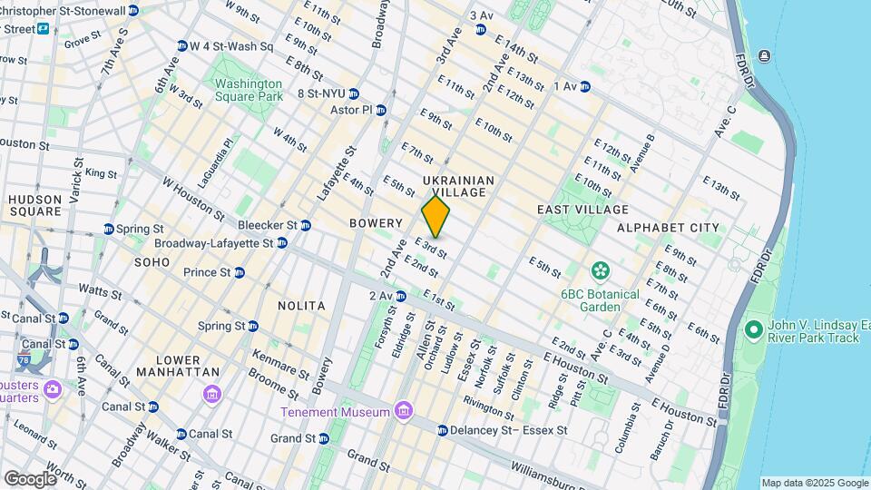 71 E 3rd St Map and Location Details