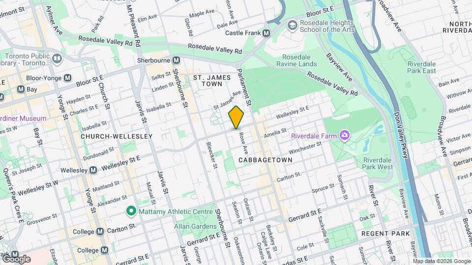 263 Wellesley St E Map and Location Details