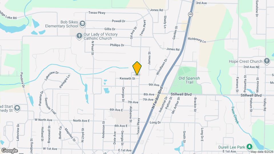 1095 Texas Pkwy Map and Location Details
