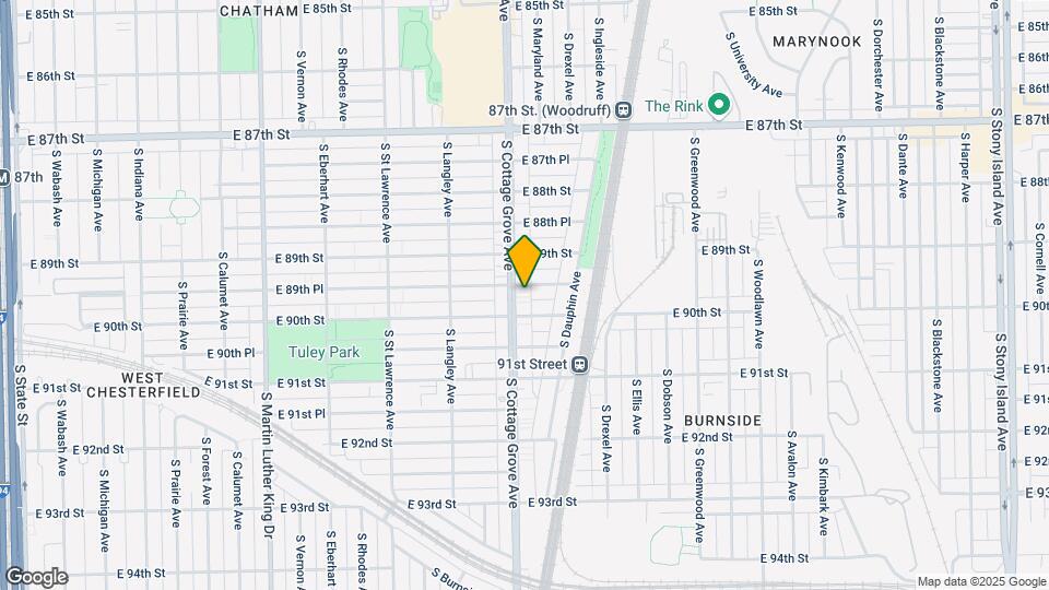 8941 S Cottage Grove Ave Map and Location Details